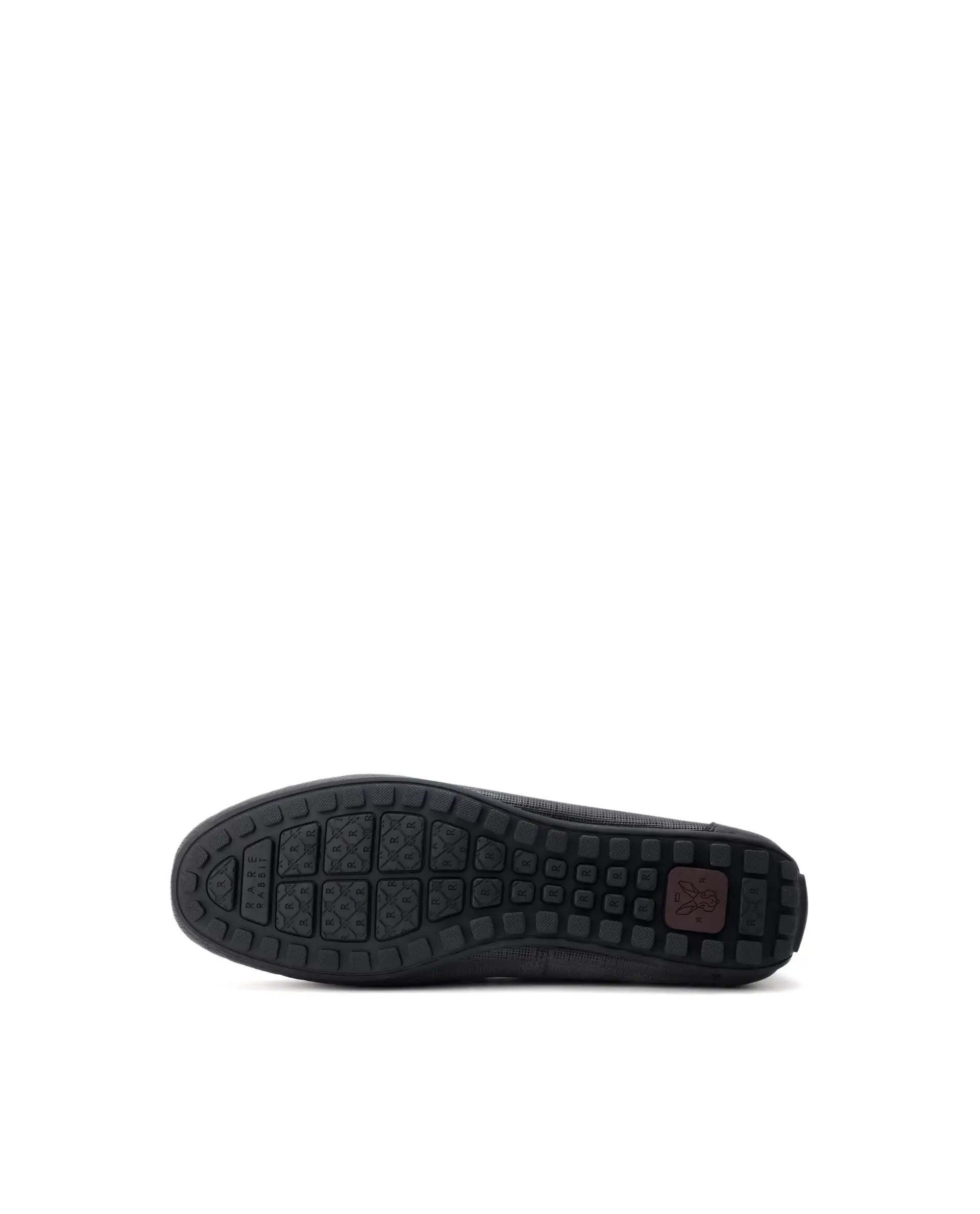 Rare Rabbit Men's Saffian Dark Olive Slip-On Textured Genuine Leather Driver Moccasin - Image 7